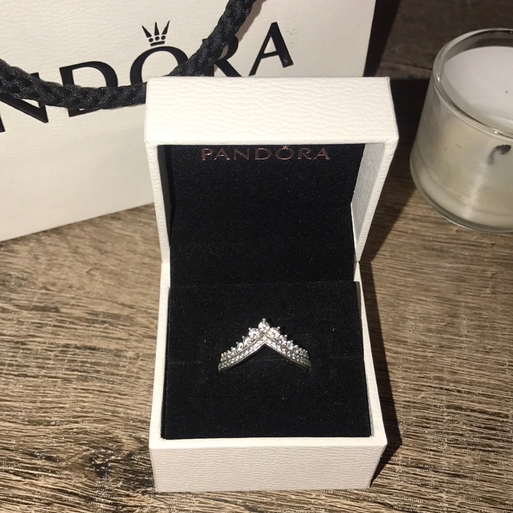 Pandora PRINCESS WISH RING, CLEAR CZ